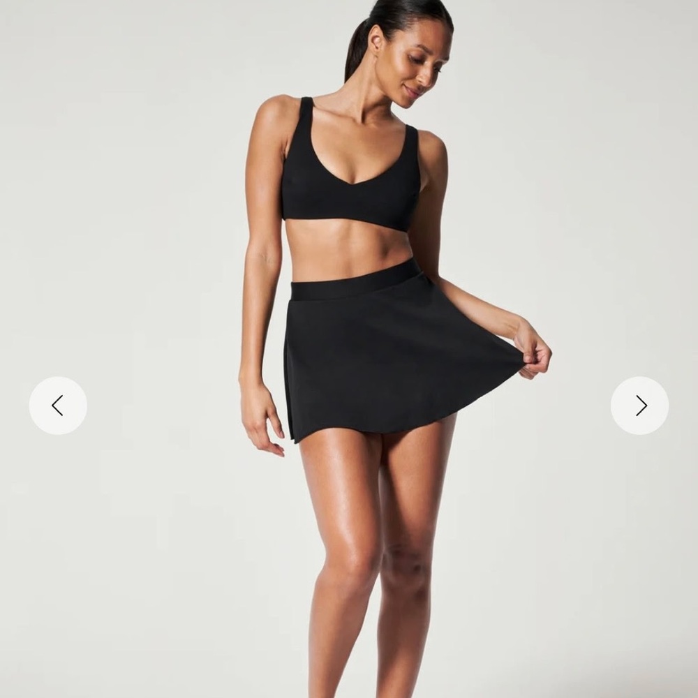 SPANX Black Mini SWIM Skort - Picture 3 of 6